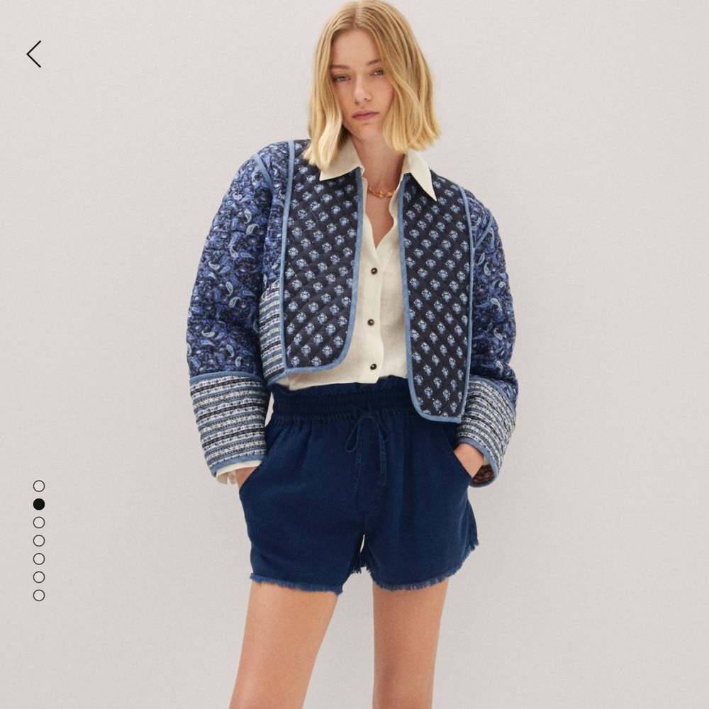 Quilted Reversible Jacket from Mango, Size Small